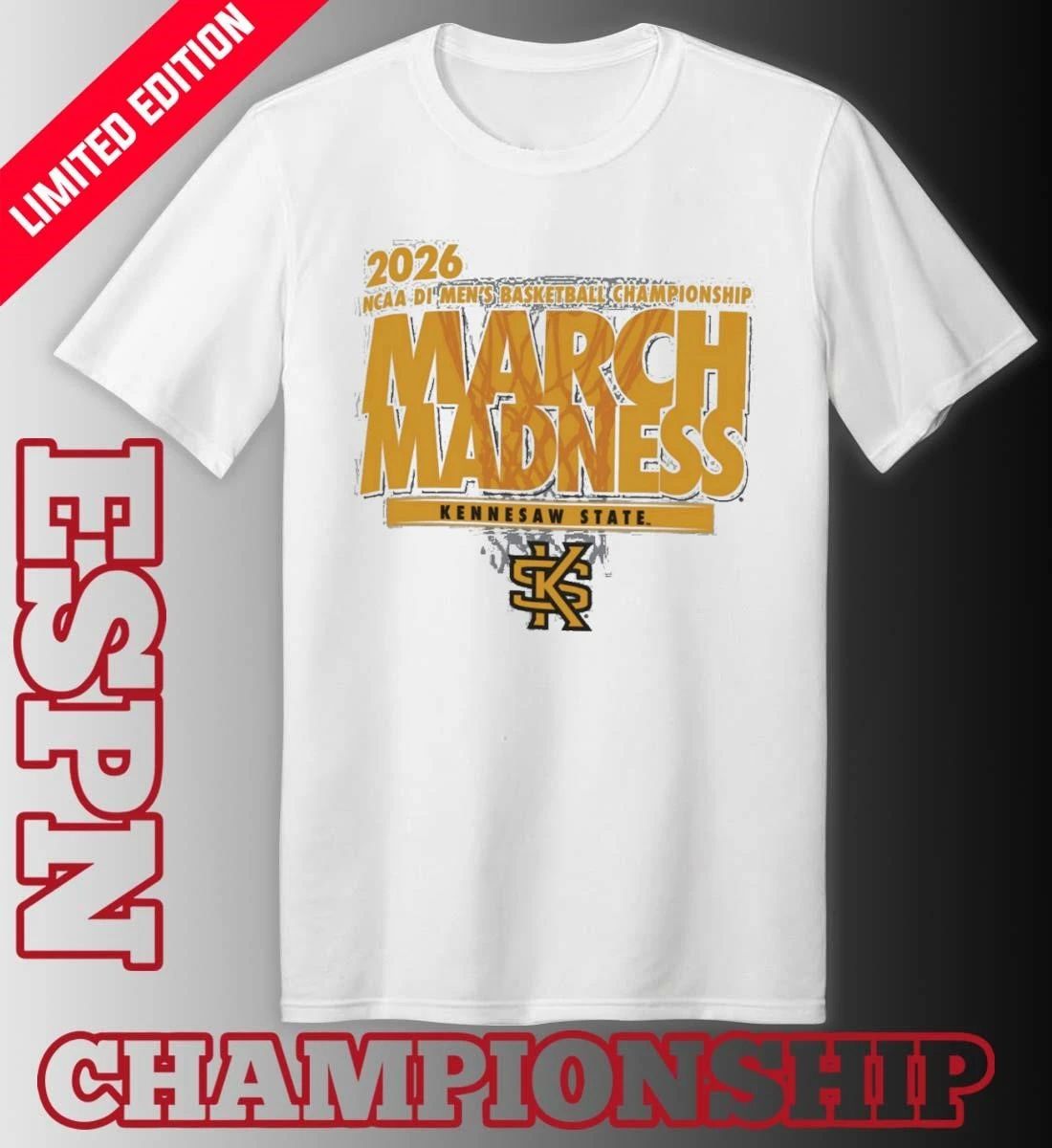 Kennesaw State Men’s Basketball Single Team NCAA March Madness Shirt