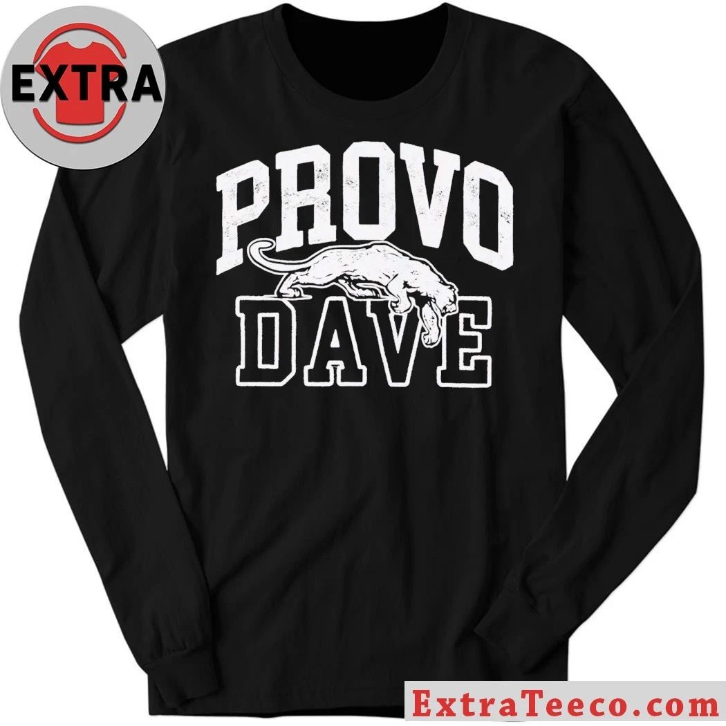 Dave Portnoy with Provo Dave BYU Logo T-Shirt