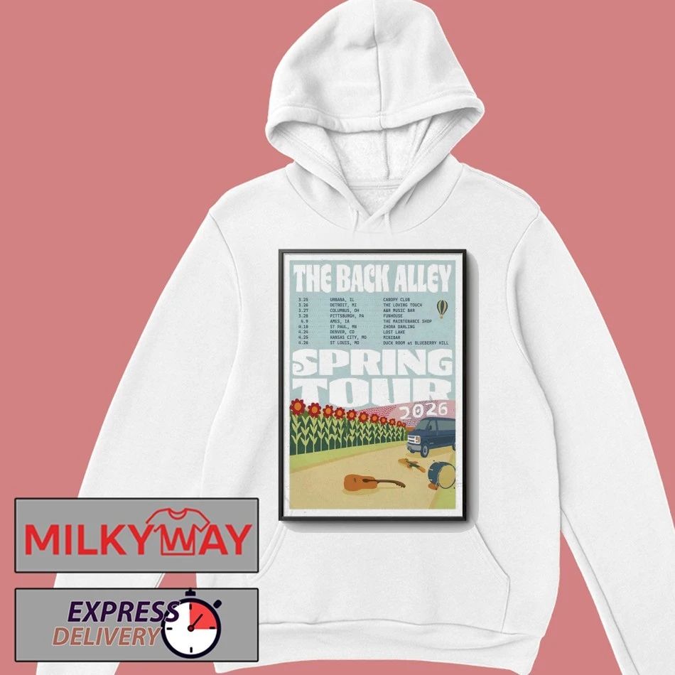 The Back Alley Tour Spring 2026 Poster shirt