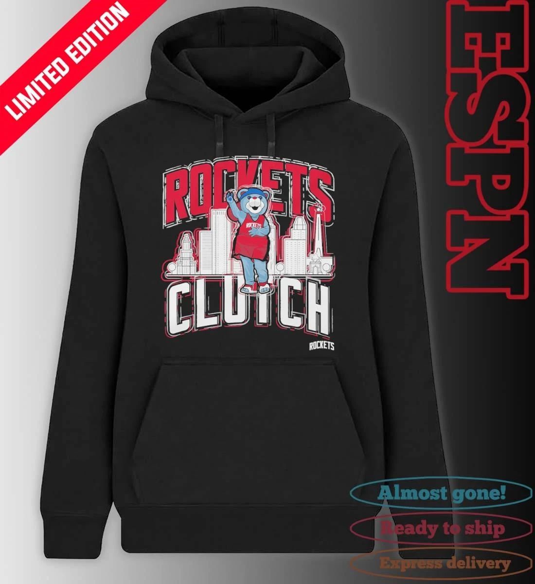 Houston Rockets Mascot City Elementized T-Shirt