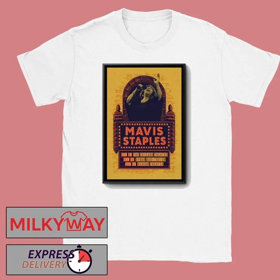 Mavis Staples Jan 24 2026 In Nashville TN Poster shirt