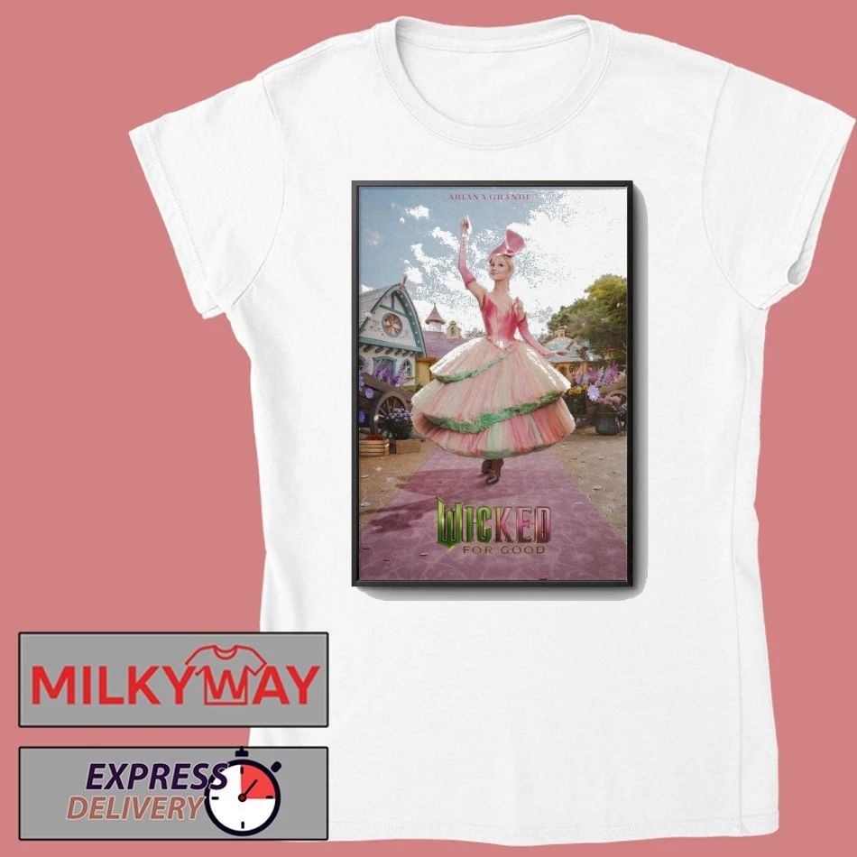 Wicked For Good Ariana Grande Poster shirt