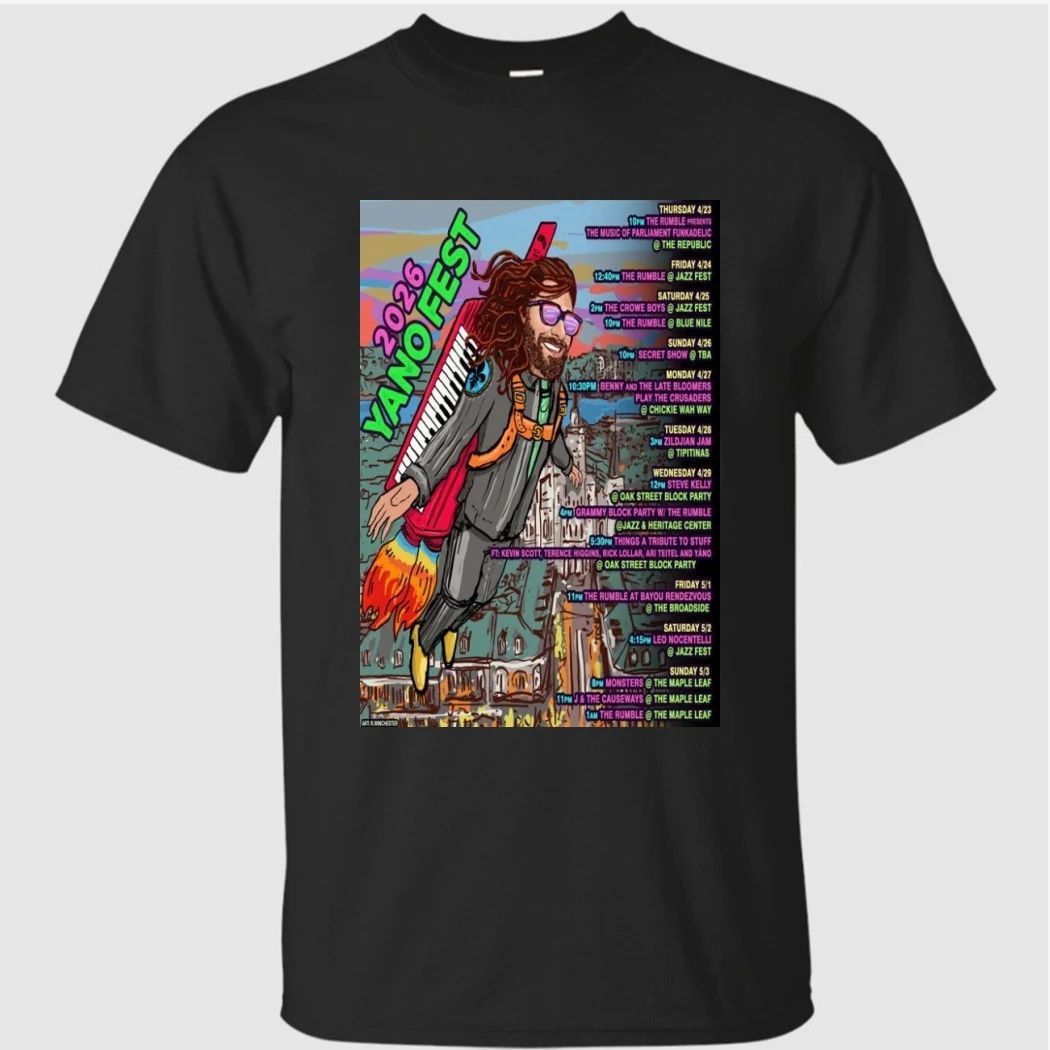 The Rumble Band Jazz Fest 2026 Live Tour Poster Shirt