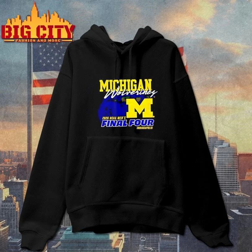 Michigan Wolverines 2026 NCAA Men’s Final Four basketball vintage Shirt