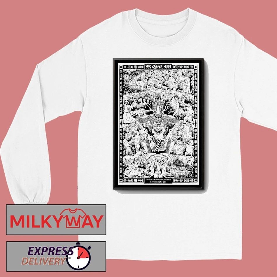 King Gizzard & The Lizard Wizard Tour 2025 London UK Poster shirt