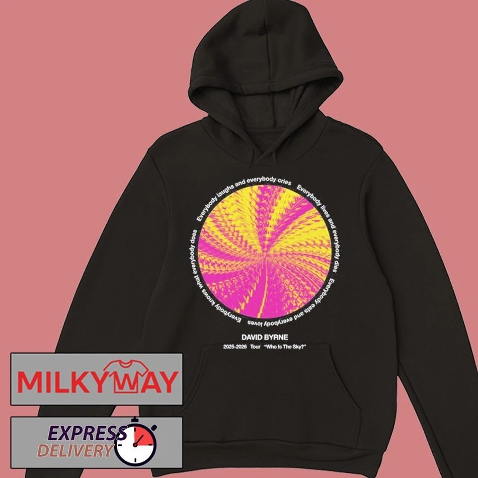 2025-2026 David Byrne Who Is The Sky Tour shirt