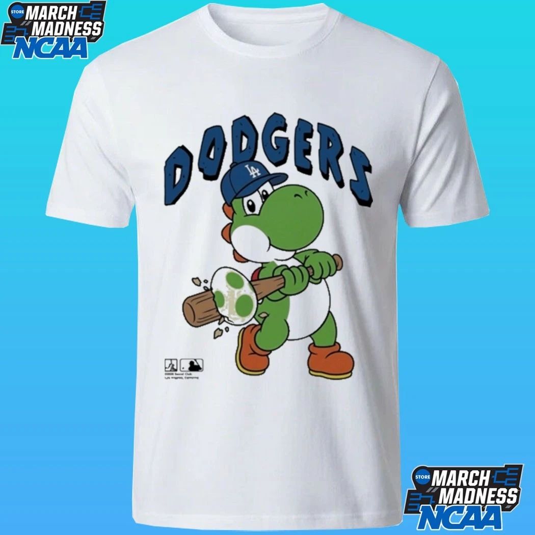 La Dodgers Yoshi Baseball Egg Shirt