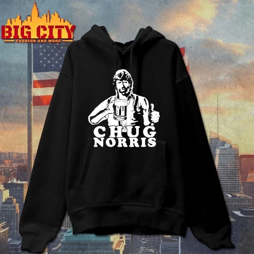 Chug Norris Shirt Cool Drinking Beer Graphic Shirt