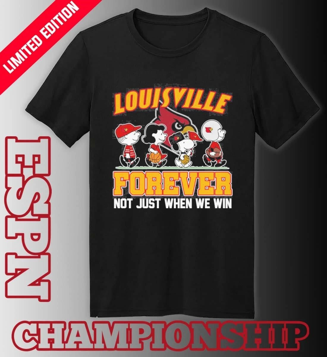 The Peanuts Characters X Louisville Cardinals Basketball Shirt