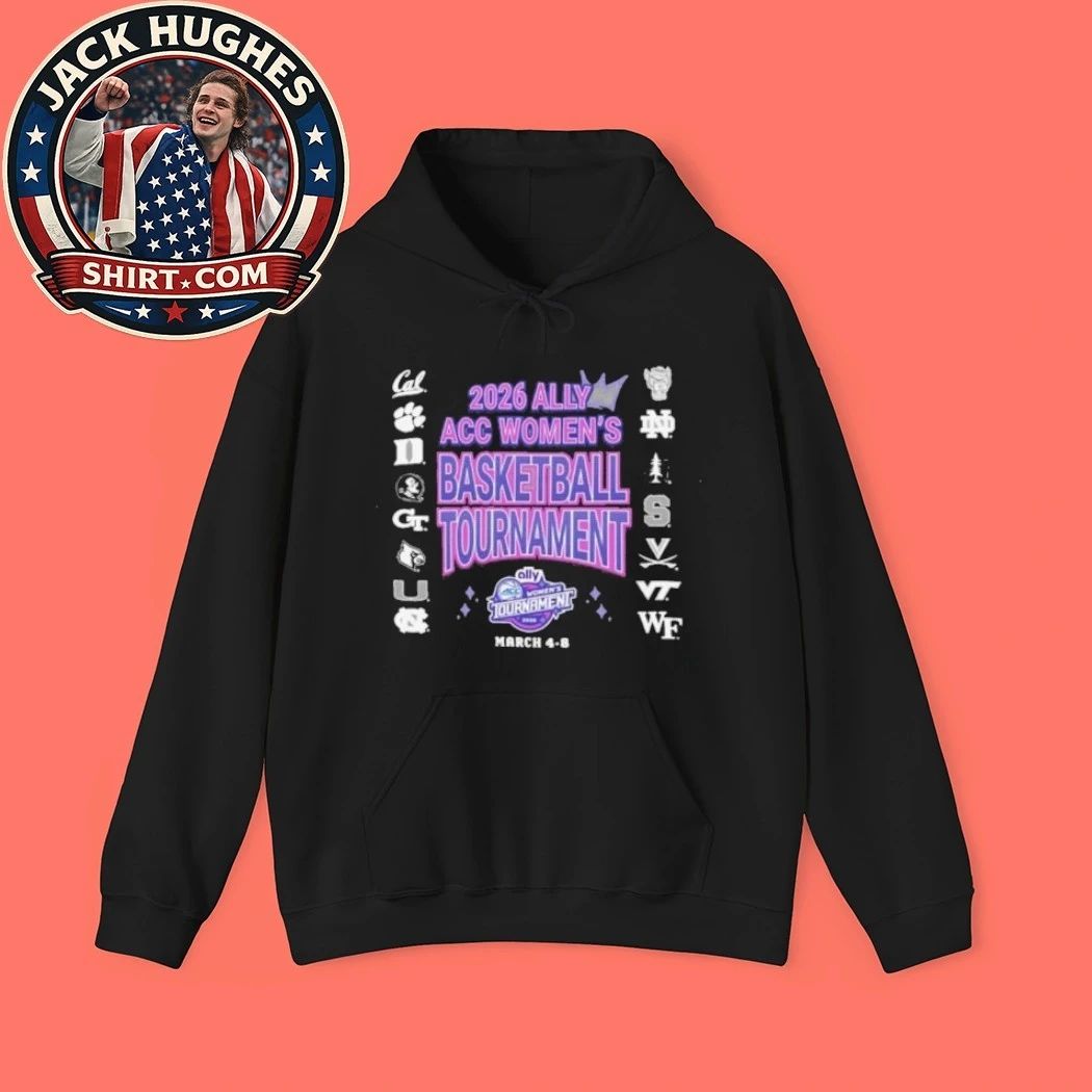 2026 Ally Acc Womens Basketball Tournament Team Logo Shirt