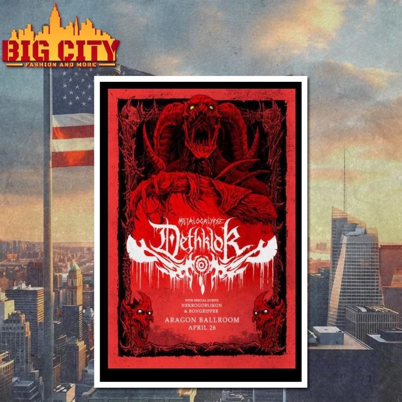 Nekrogoblikon Aragon Ballroom In Chicago IL Apr 26 2026 Poster Shirt