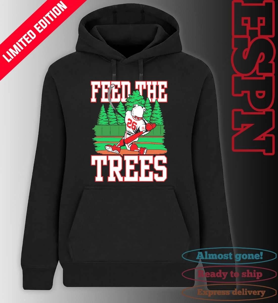 Georgia Bulldogs Feed the Trees Baseball Shirt