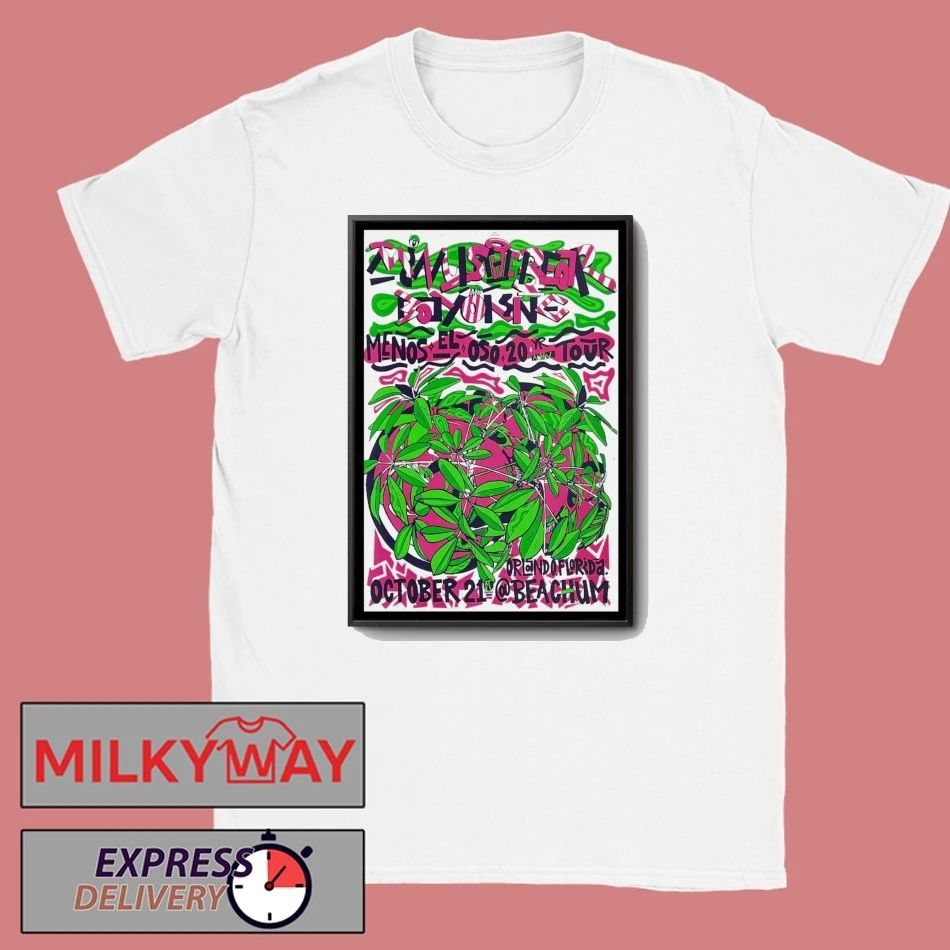 Minus The Bear Orlando, FL Concert 2025 Poster shirt