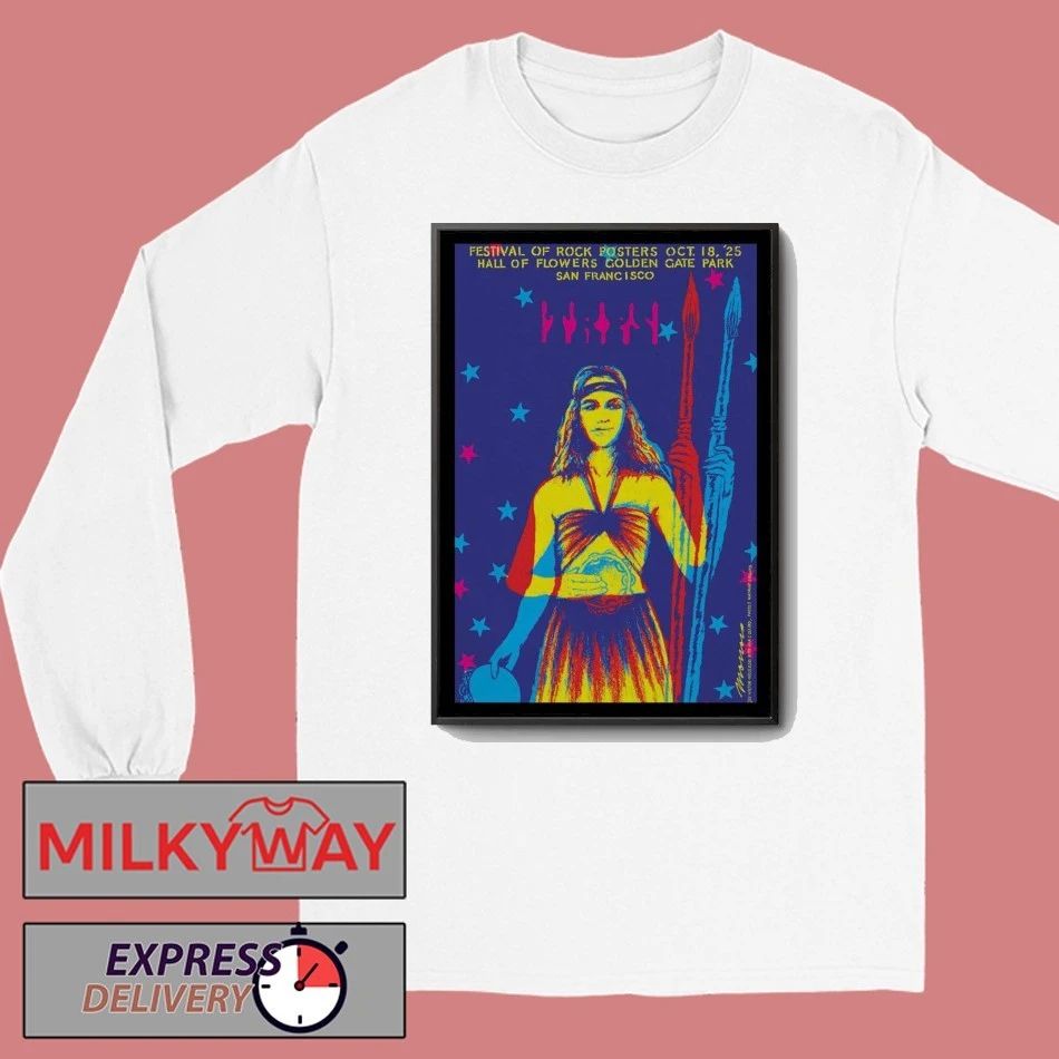 2025 The Rock Poster Society Presents Festival Of Rock Posters San Francisco, CA Event shirt