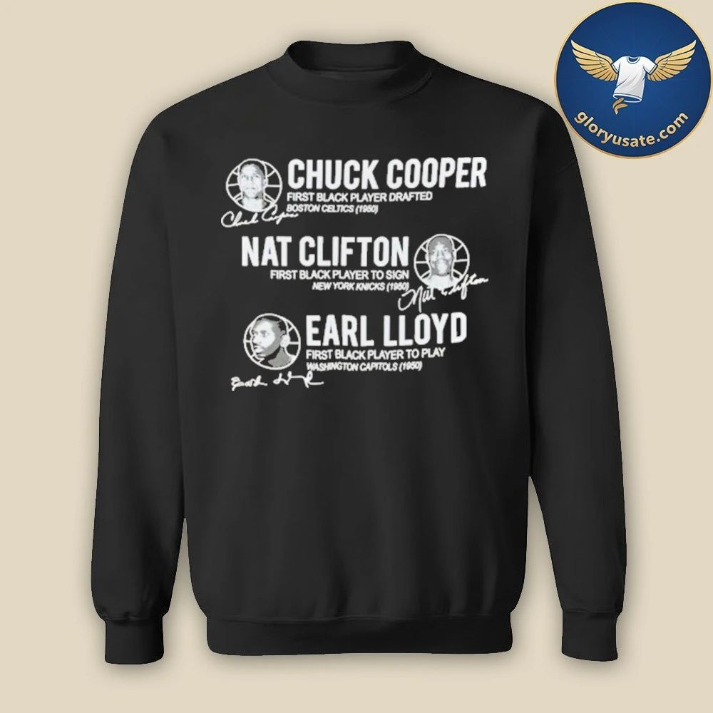 75Th Anniversary Nba Pioneers Cooper Clifton Lloyd Shirt