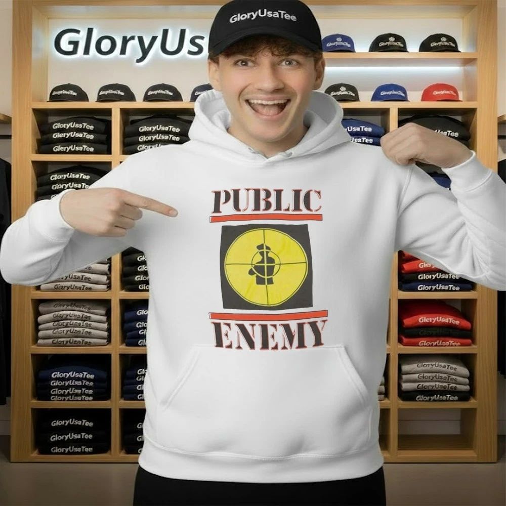 Eric Sohn With Public Enemy Shirt