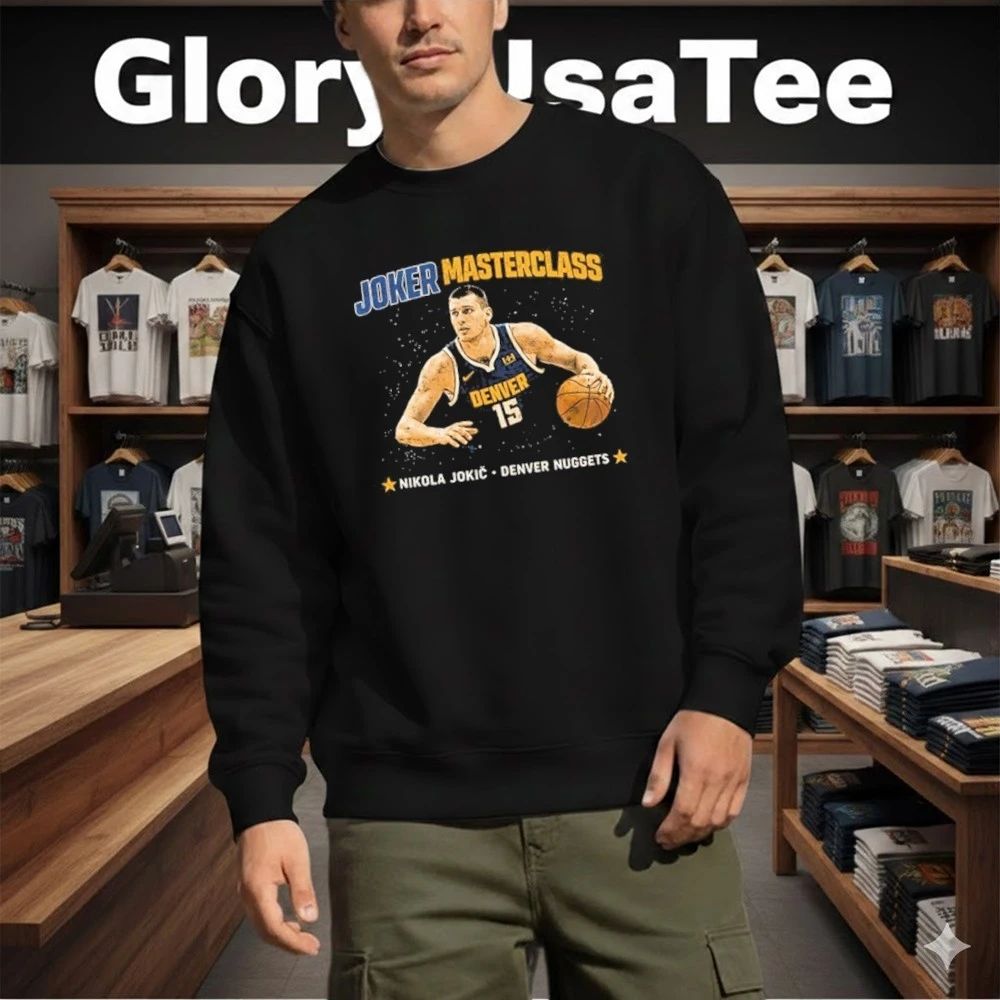 Joker Masterclass Nikola Jokic Denver Nuggets 15 Graphic Shirt