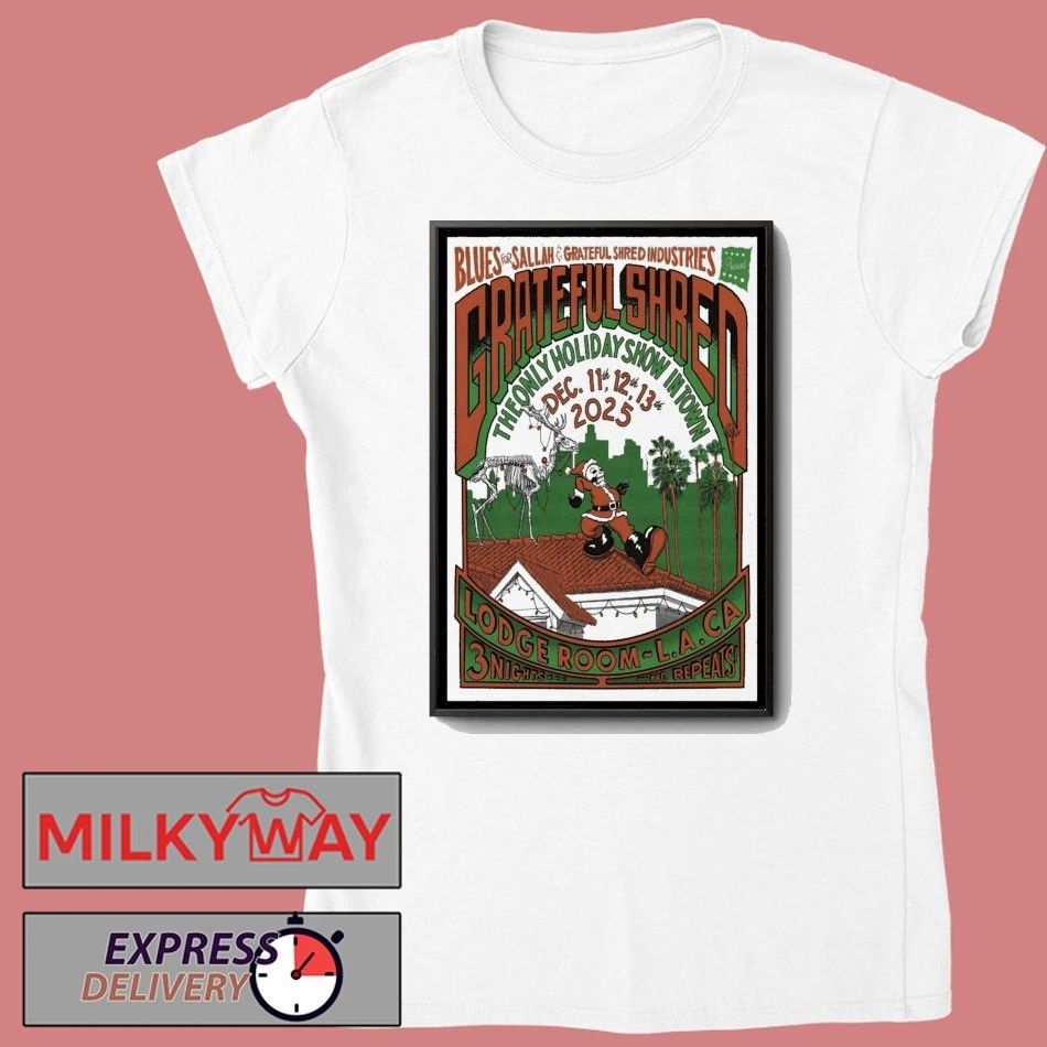Grateful Shred 2025 Tour Date Poster shirt