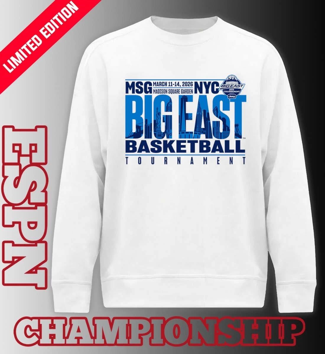 2026 Big East Conference Men’s Basketball NYC Shirt