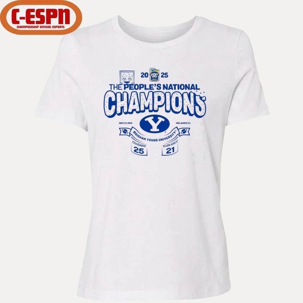 The People’s National Champions Pop-tarts Bowl BYU Cougars Score Shirt