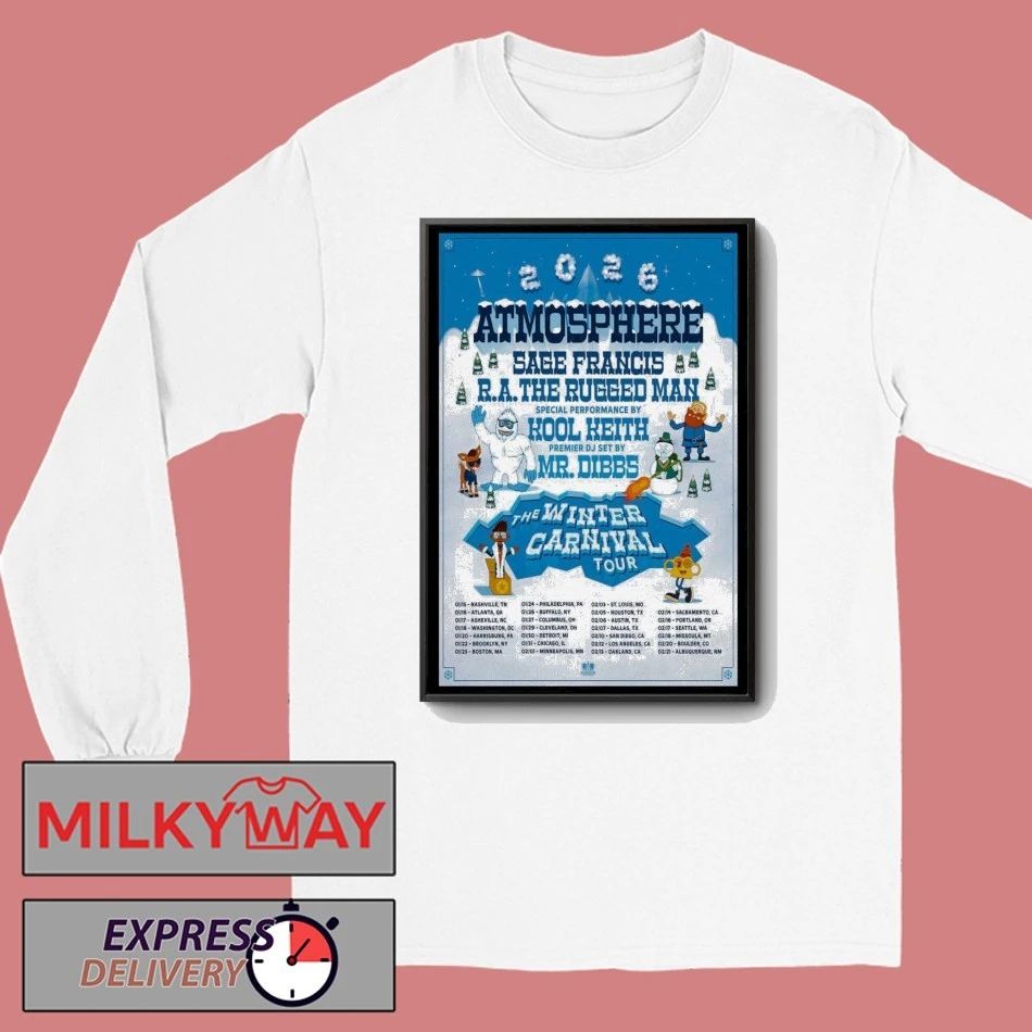 Jan + Feb 2026 Atmosphere The Winter Carnival Tour Poster shirt