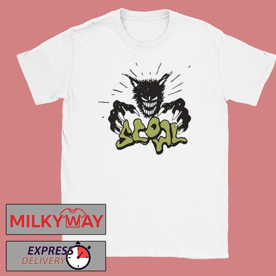 Scowl Cartoon Wolf T-Shirt