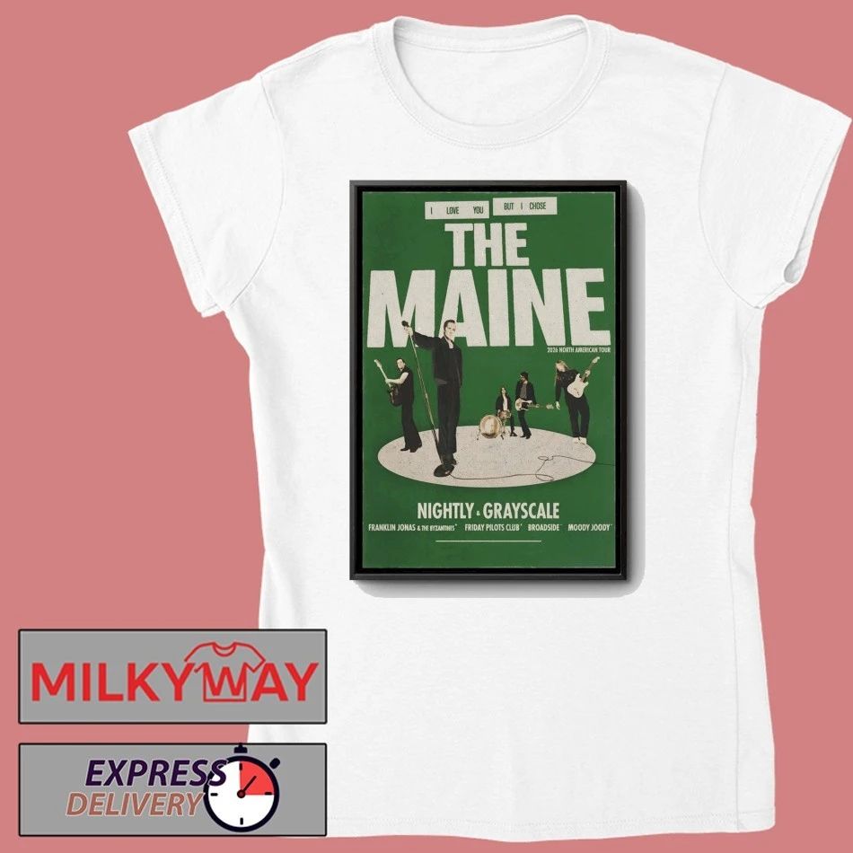 The Maine 2026 North American Shows Poster shirt