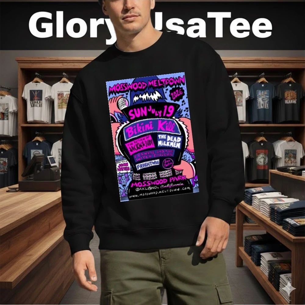 Mosswood Meltdown July 19 2026 Oakland, CA Event Poster Shirt