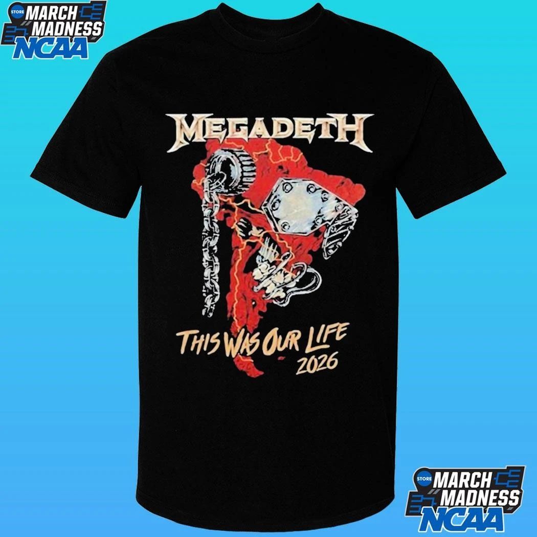 Megadeth This Was Our Life Tour 2026 Shirt