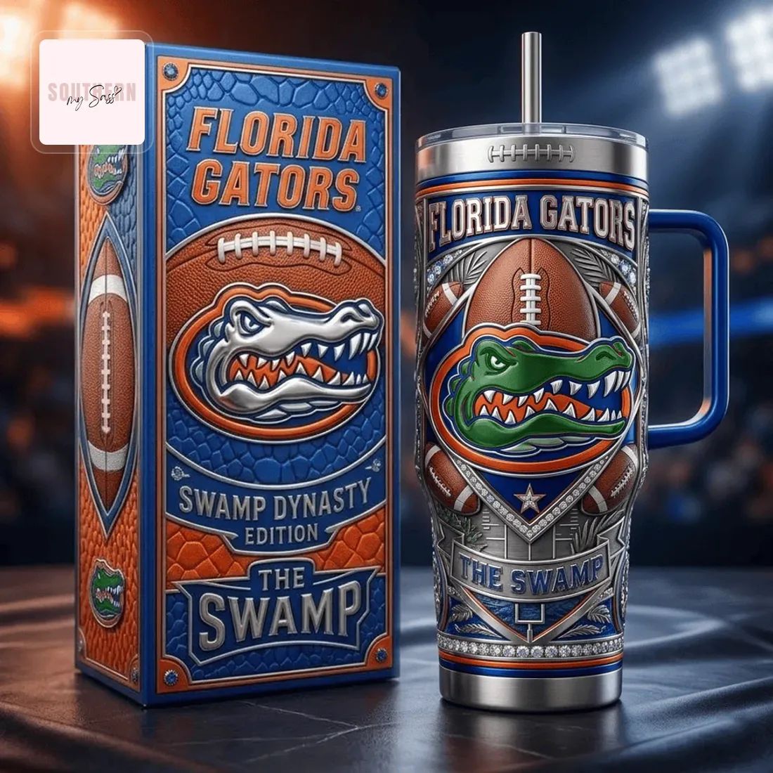Florida Gators Swamp Dynasty Edition The Swamp 40oz Tumbler With Handle