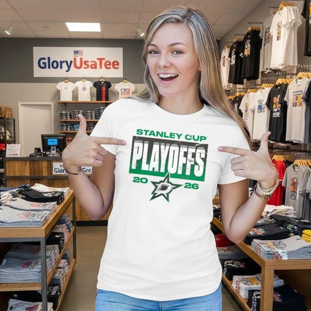 Dallas Stars Fanatics 2026 Stanley Cup Playoffs Tri-Blend T-Shirt