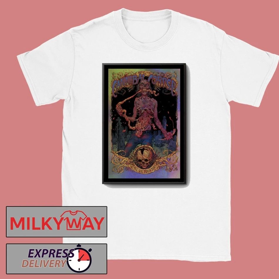 Cannibal Corpse Fall Tour 2025 Poster Foil shirt