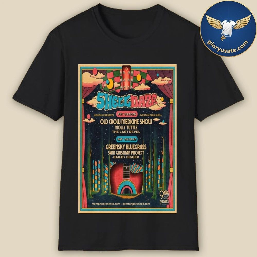 Old Crow Medicine Show April 18 2026 Memphis TN Poster Shirt