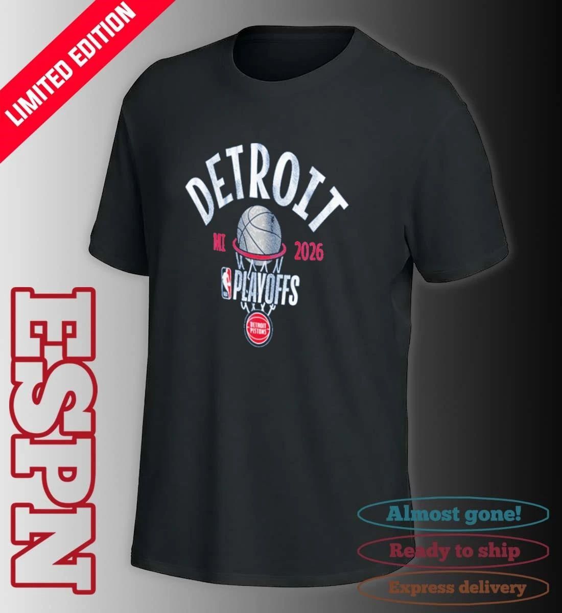 Detroit Pistons 2026 Playoff Bound Shirt