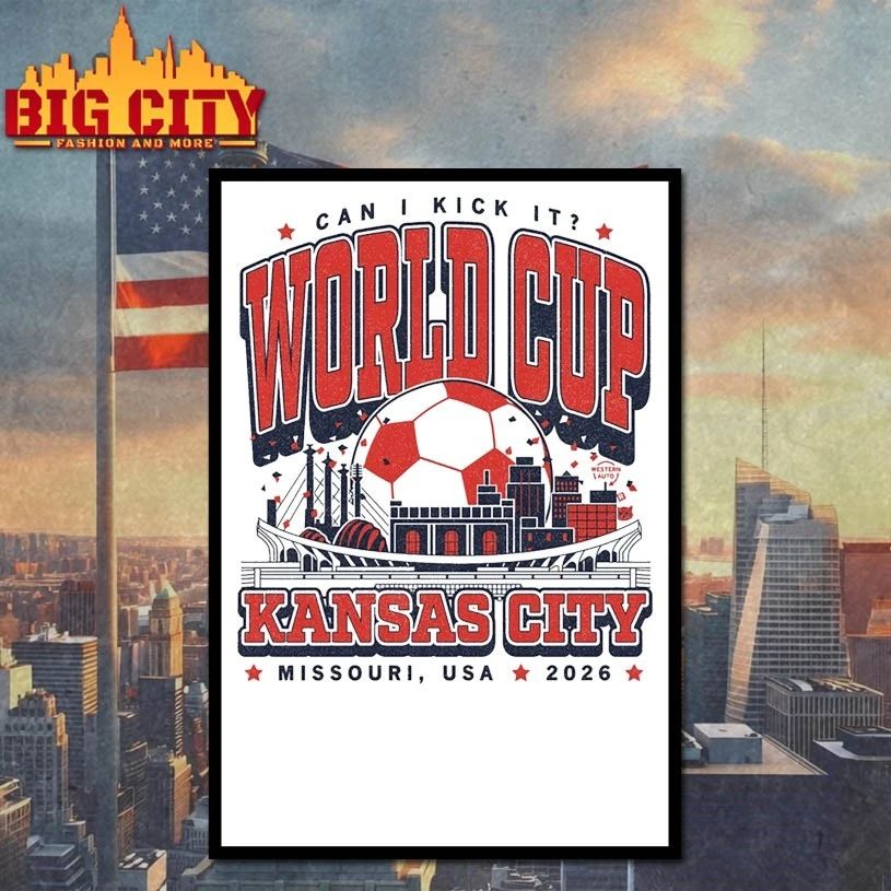 Can I kick it World Cup Kansas City Skyline T-shirt