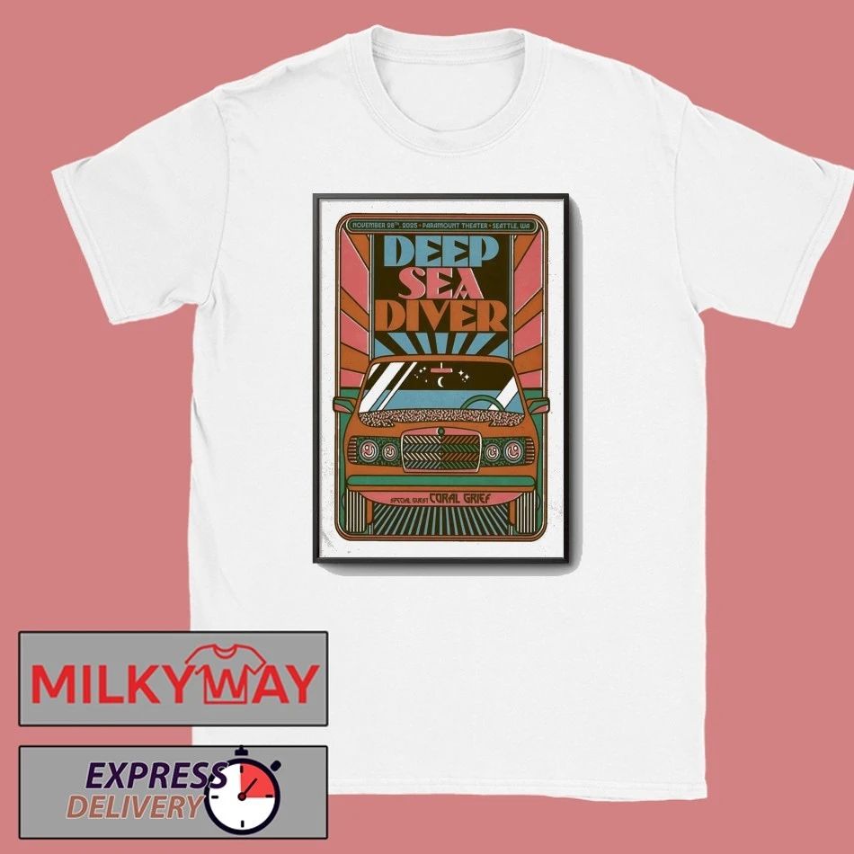 Deep Sea Diver 11.28.2025 Seattle WA Poster shirt