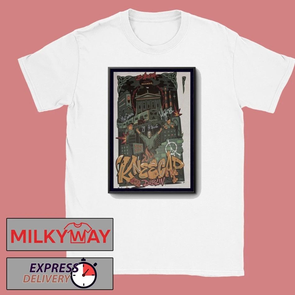 Kneecap 3 Arena Dec 16 and 17 2025 Dublin Poster Signed shirt