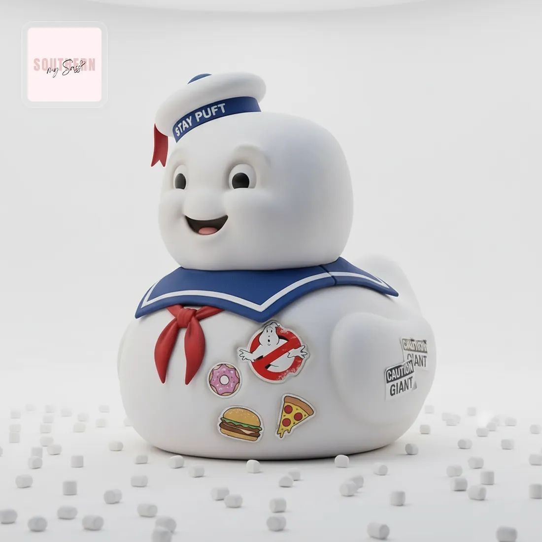 Ghostbusters Stay Puft Marshmallow Man Limited Edition Rubber Duck
