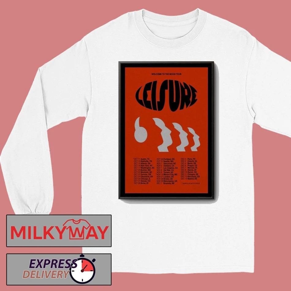 Poster Leisure Band Welcome To The Mood Tour 2025 shirt