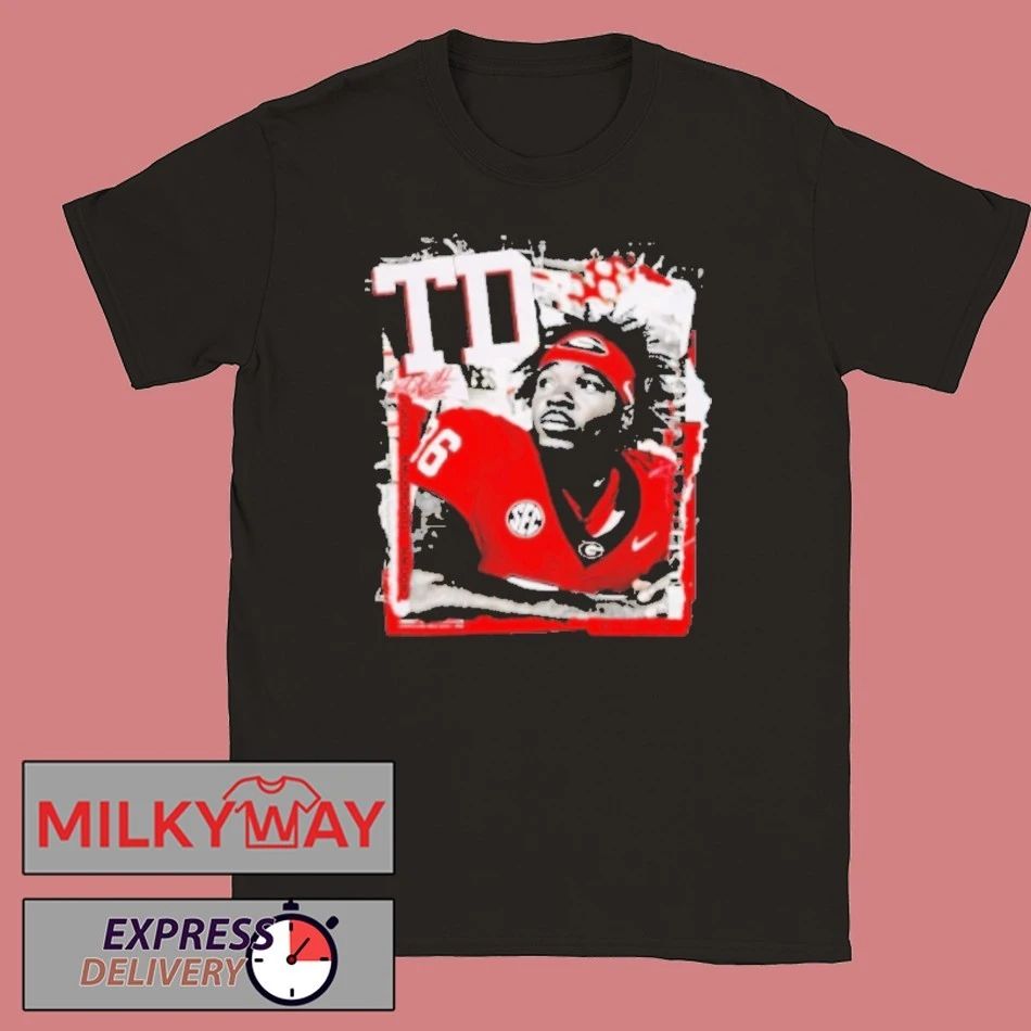 Dillon Bell Td Georgia Bulldogs How Bout Em Graphic Shirt
