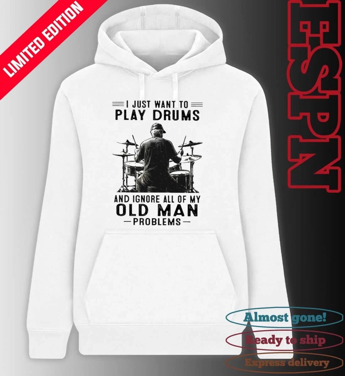 Grandpa I Just Want To Play Drums And Ignore All Off My Old Man Problems shirt