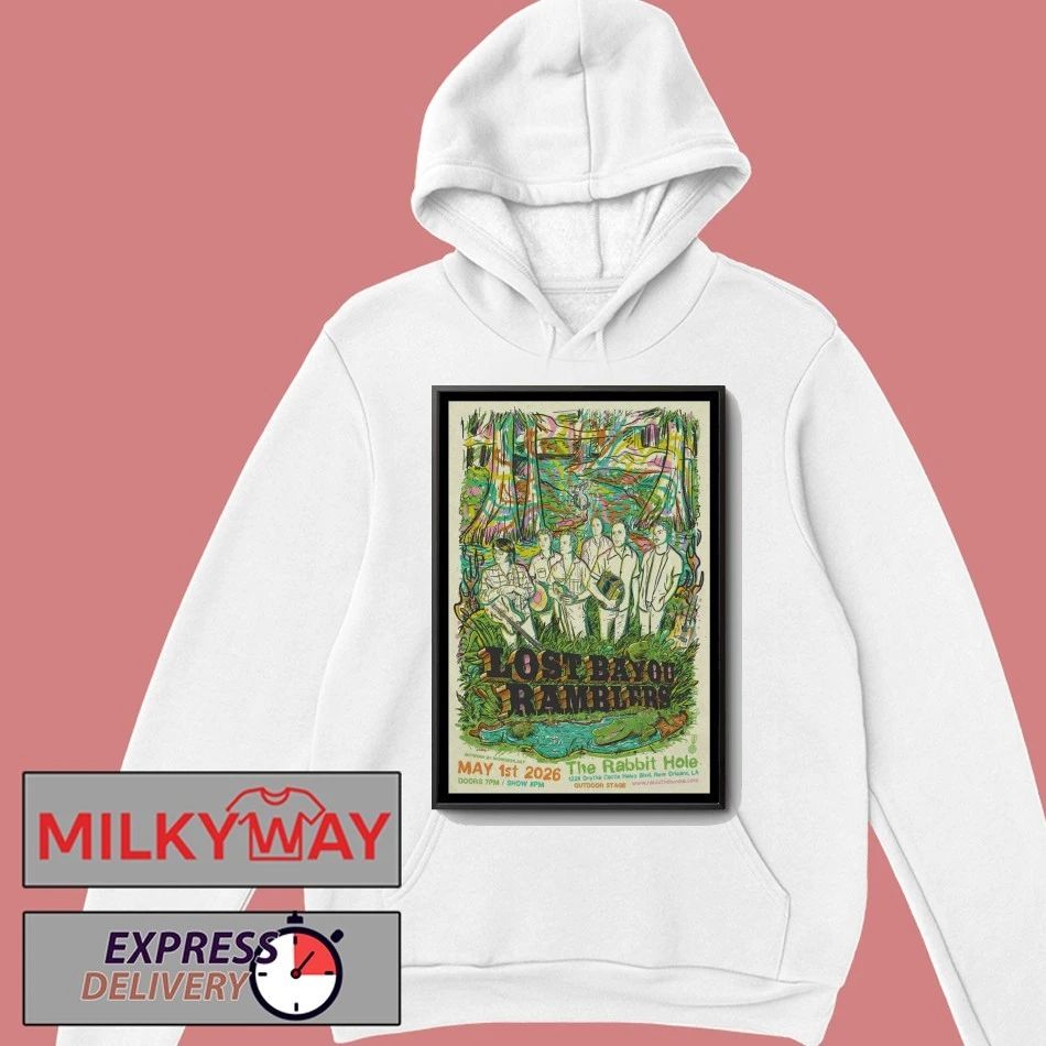 Lost Bayou Ramblers New Orleans LA 5 1 2026 Poster shirt