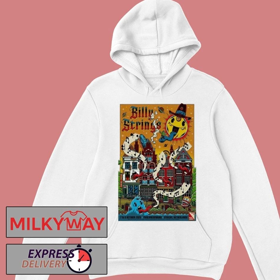 Billy Strings Oct 7-8 2025 In Utrecht NL Poster shirt