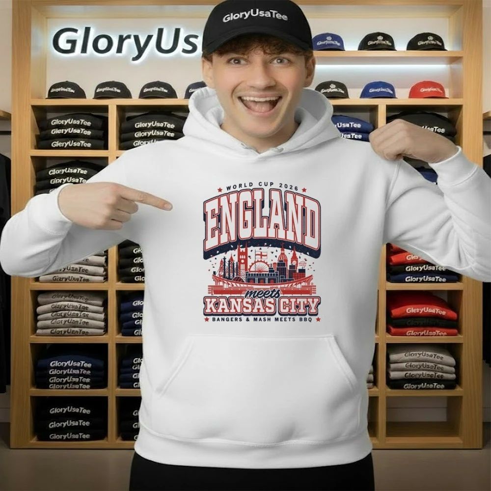 England KC Max Collegiate Heavyweight Shirt