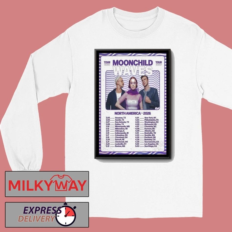 Moonchild North America Tour 2026 Poster shirt