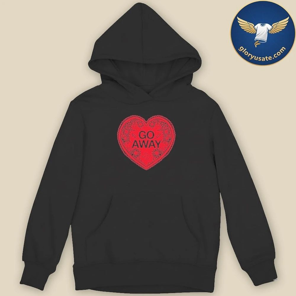Riot Fest GO AWAY HEART Valentine 2026 Shirt