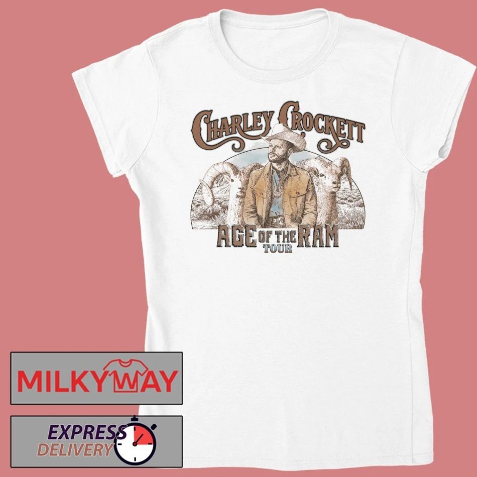 Charley Crockett Age Of The Ram Tour 2026 Schedule Tour Dates shirt
