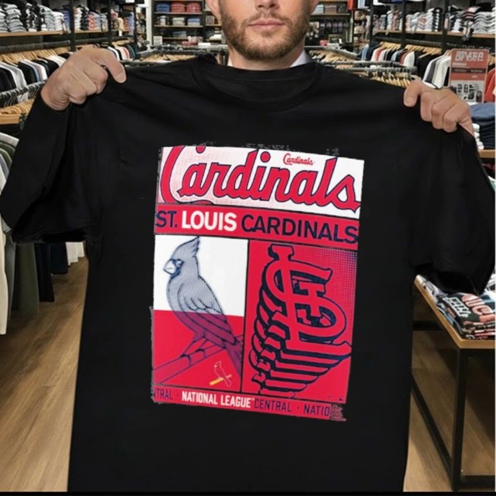 St. Louis Cardinals Profile Big & Tall Two-Sided Graphic T-Shirt