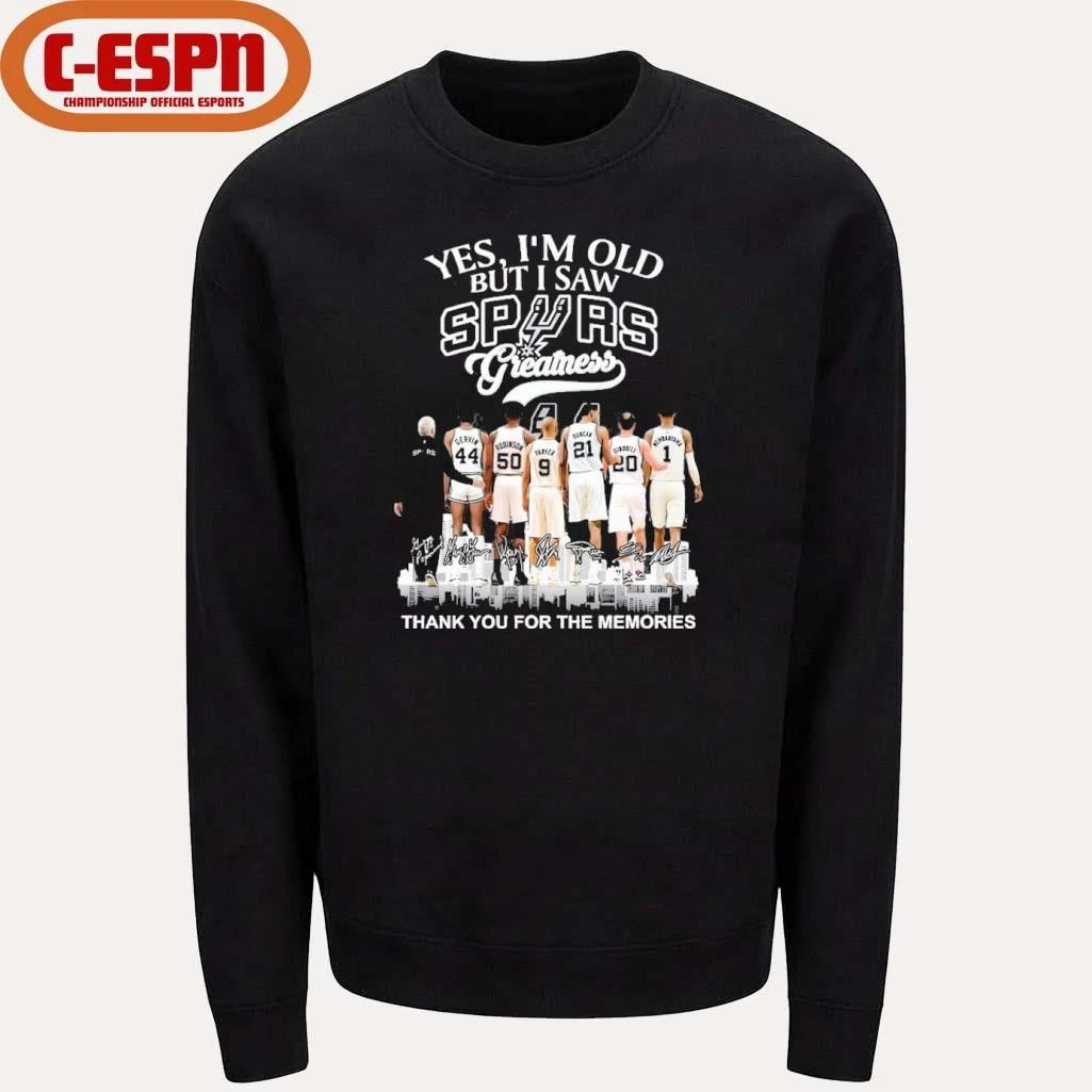 Yes, I’m Old But I Saw San Antonio Spurs Greatness For Fan T-shirt