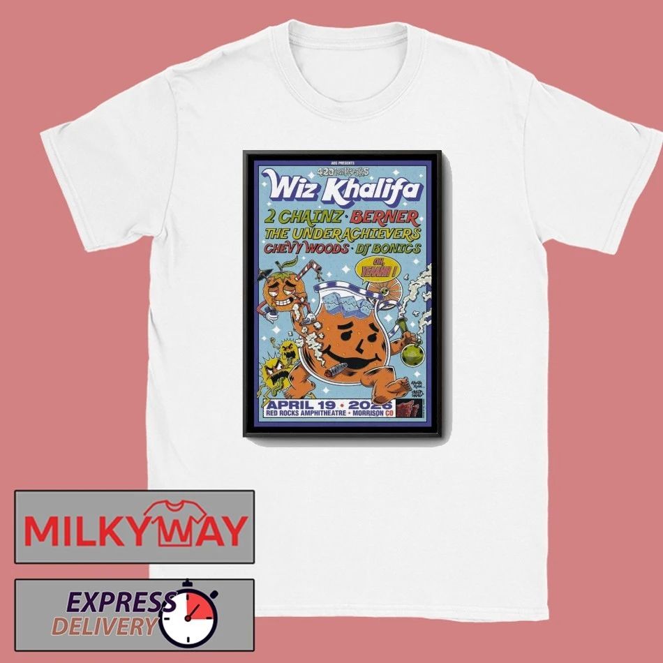 Wiz Khalifa Fall Tour 2026 Morrison CO Poster shirt